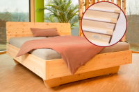 BIOBETT - Zirbenbett mit BIOBETT - Zirbenbett mit Rolllattenrost