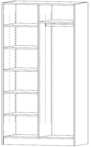 Drehtuerschrank-innen