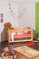 Babybett umbaubar - Babybett umbaubar - BeneVita Kinderbett TRILINE